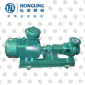 IHF氟塑料（liào）襯裏離心泵